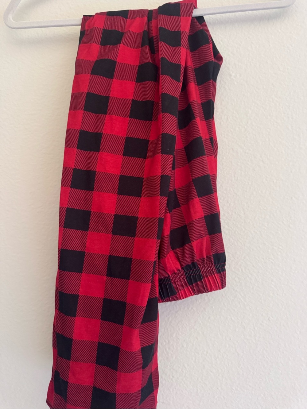 Kids Red and Black Buffalo Plaid Pajama Pants